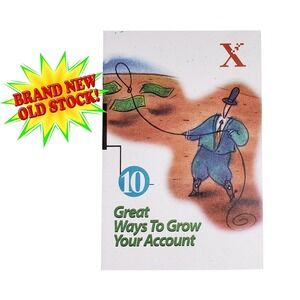 Xerox 10 Great Ways To Grow Your Account 1999 Business Booklet BN‎